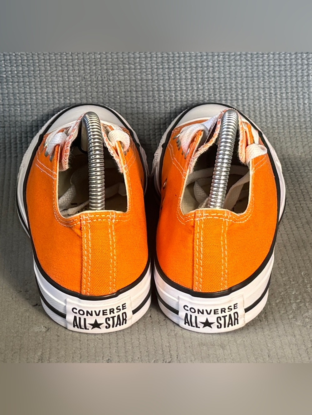 Converse Chuck Taylor All Star Orange Low Top Sneakers Women’s Size 7 - Picture 7 of 9